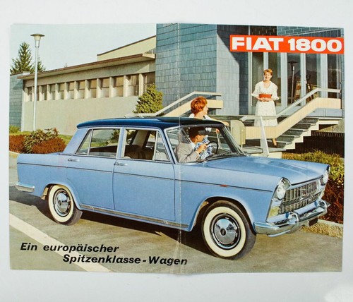 Fiat 1800 prospektblatt - 1800, ca