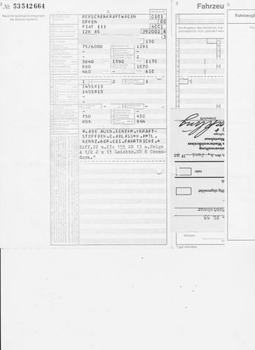 Fiat 128 - fiat, 1/9