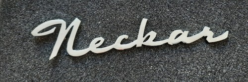 Fiat neckar schriftzug - fiat,